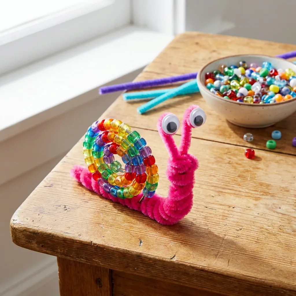 Colorful beginner-friendly DIY craft project